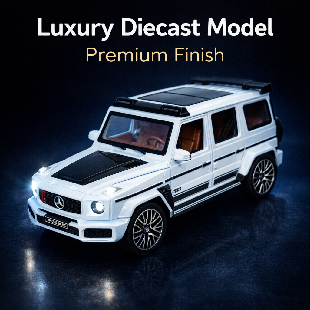 1:32 Diecast White G Wagon Model Car