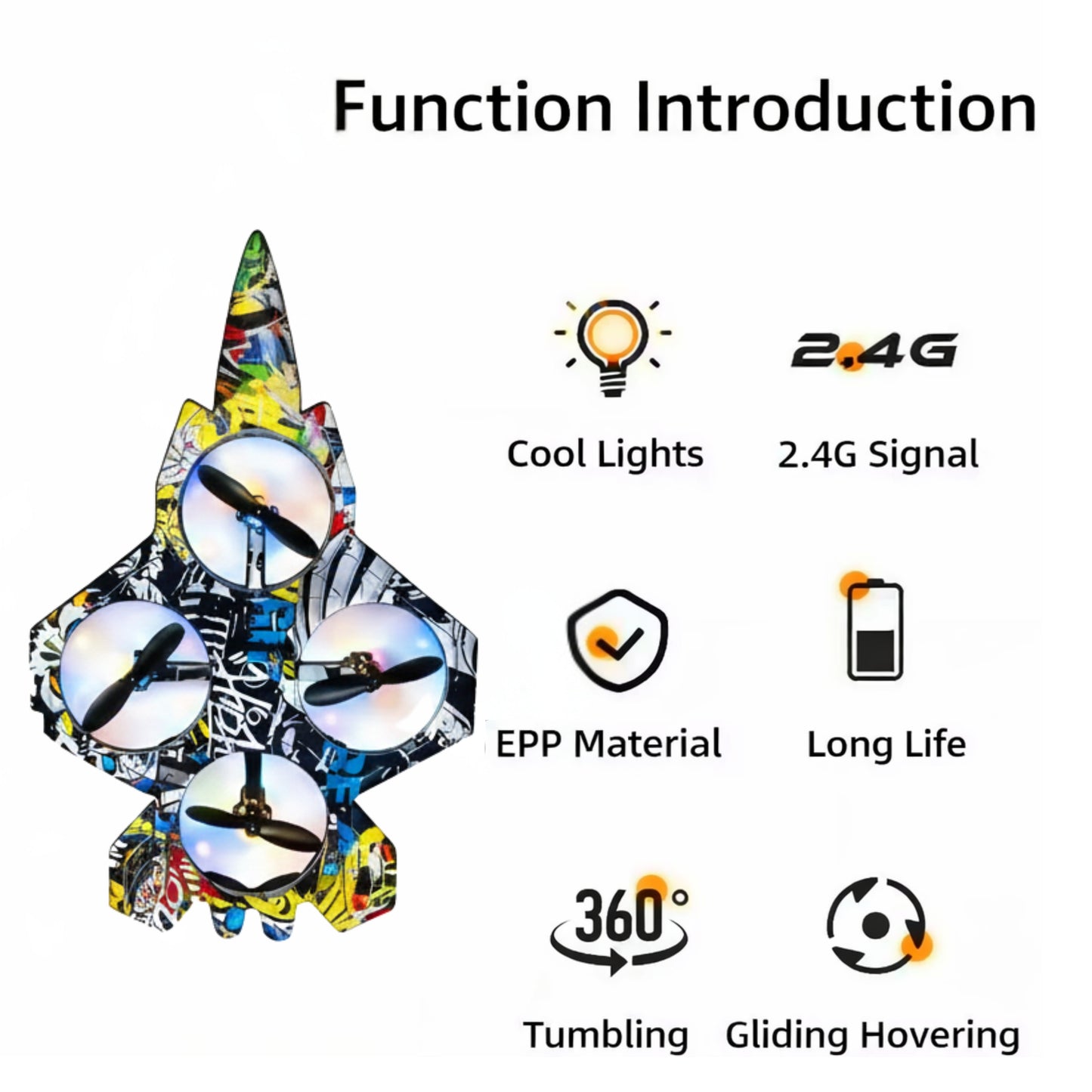 Remote Control Airplane RC Drone Fighter Jet
