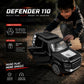 1:32 Diecast Defender SUV Model Car Openable Hood, Doors & Boot, Black