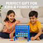 Hello Toys Plot 4 Game for Kids & Family – Classic 4 in a Row Strategy Board Game with Colorful Coins | Indoor Outdoor Educational Fun Toy