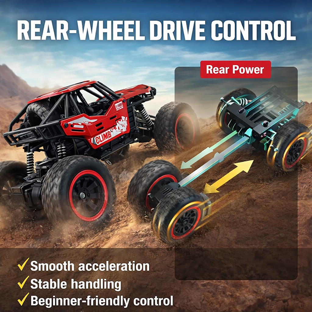 Off roader Rock Crawler RC Car for Kids