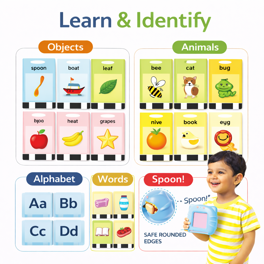 Hello Toys Talking Flash Card Reader for Kids