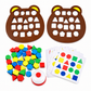 Montessori Shape Matching Board Game for Kids | Educational Learning Toy with Bell & Challenge Cards