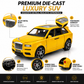 Hello Toys 1:32 Cullinan Die-Cast Toy Car – Pull Back, Lights & Sound, Openable Doors (Yellow)