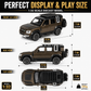 1:32 Diecast Defender SUV Model Car Openable Hood, Doors & Boot, Brown