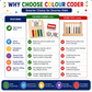 Hello Toys Colour Coder Wooden Puzzle for Kids | Brain Development & Pattern Matching Game | Montessori Learning Toy | Improves Focus, Logic & Color Recognition | Multiple Levels | Age 3+