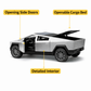 1:32 Diecast Cybertruck Model Car  Openable Doors