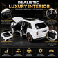 Hello Toys 1:32 Cullinan Die Cast Model Car for Kids, Pull Back Toy Car with Light & Sound, Openable Doors, Hood & Trunk, Metal Collectible SUV, White