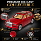 Hello Toys 1:32 Cullinan Die Cast Model Car for Kids, Pull Back Toy Car with Light & Sound, Openable Doors, Hood & Trunk, Metal Collectible SUV, Red