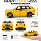 Hello Toys 1:32 Cullinan Die-Cast Toy Car – Pull Back, Lights & Sound, Openable Doors (Yellow)