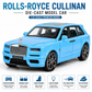 Hello Toys 1:32 Cullinan Die Cast Model Car for Kids, Pull Back Toy Car with Light & Sound, Openable Doors, Hood & Trunk, Metal Collectible SUV, Sky Blue