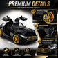 Hello Toys Vision AMG GT Diecast Black Toy Car with Light & Sound
