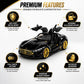 Hello Toys Vision AMG GT Diecast Black Toy Car with Light & Sound