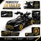 Hello Toys Vision AMG GT Diecast Black Toy Car with Light & Sound