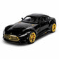 Hello Toys Vision AMG GT Diecast Black Toy Car with Light & Sound