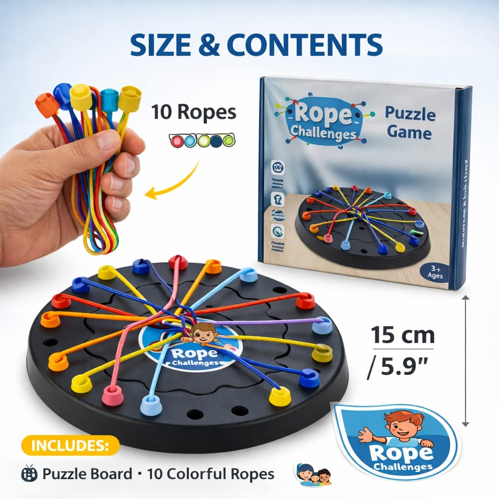 Hello Toys Rope Challenge Puzzle Game – Brain Teaser