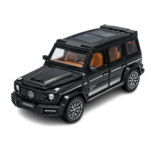 Hello Toys Mercedes-Benz G-Class G-Wagon 1:32 Scale Diecast Model Car | Metal Pull Back Toy with Light & Sound