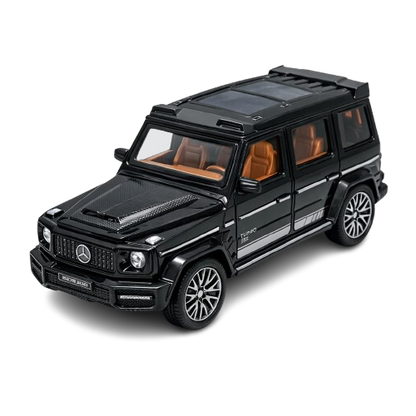 Hello Toys Mercedes-Benz G-Class G-Wagon 1:32 Scale Diecast Model Car | Metal Pull Back Toy with Light & Sound
