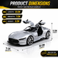 Hello Toys Vision AMG GT Diecast Silver Toy Car with Light & Sound