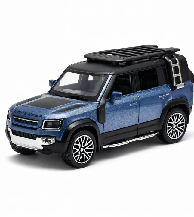 Hello Toys 1 32 diecast Defender SUV model car with light and sound