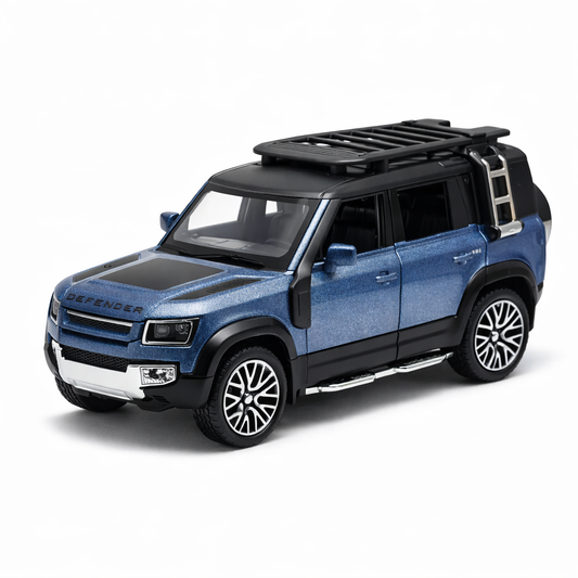Hello Toys 1 32 diecast Defender SUV model car with light and sound