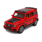 Hello Toys 1 32 diecast G Wagon SUV model car with light and sound red black
