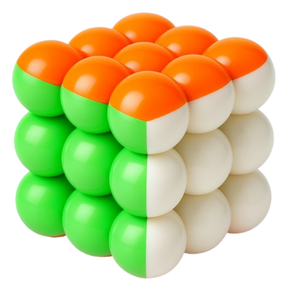 Hello Toys 3x3 bubble cube puzzle smooth turning brain teaser toy