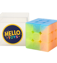 Hello Toys 3x3 jelly cube puzzle with smooth turning colorful design
