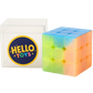 Hello Toys 3x3 jelly cube puzzle with smooth turning colorful design