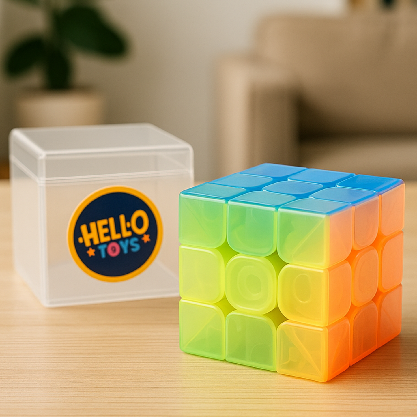 3x3 jelly cube puzzle gift for kids teens and adults