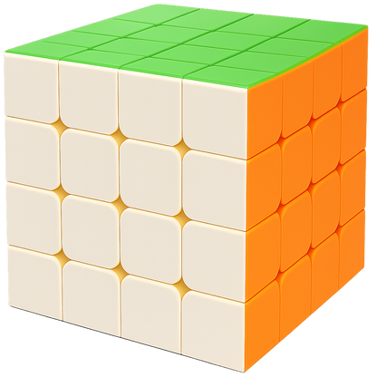 Hello Toys 4x4 speed cube puzzle smooth turning brain teaser toy