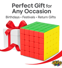 5x5 speed cube puzzle gift toy with sticker and thank you card
