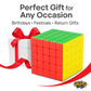 5x5 speed cube puzzle gift toy with sticker and thank you card