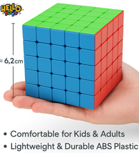 5x5 speed cube with smooth rotation for kids and adults