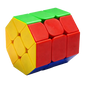Hello Toys barrel cube shape mod 3x3 speed puzzle multicolor