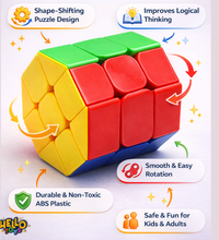 Barrel cube puzzle cylindrical shape speed cube benefits