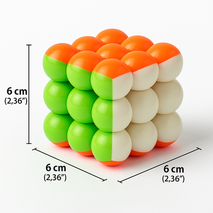 3x3 bubble cube puzzle dimension