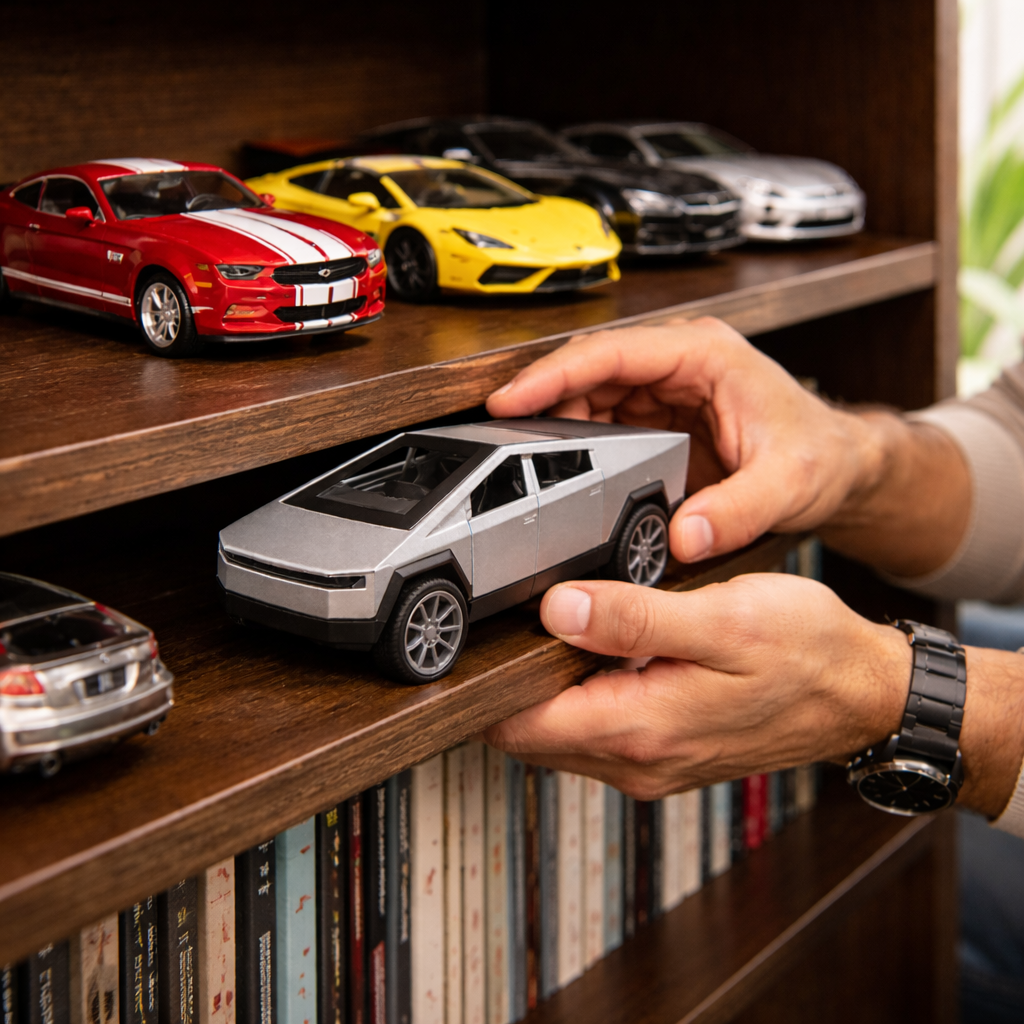 1 32 scale cybertruck pickup model collection