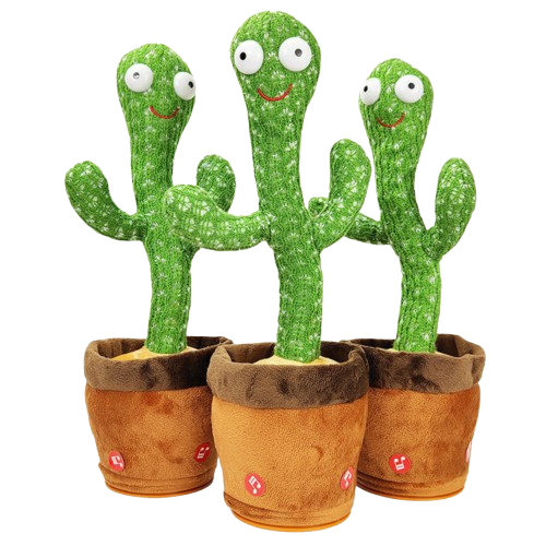 Hello Toys dancing cactus toy with music and voice repeat function