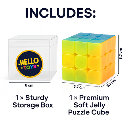 3x3 jelly cube brain teaser puzzle toy for kids and adults