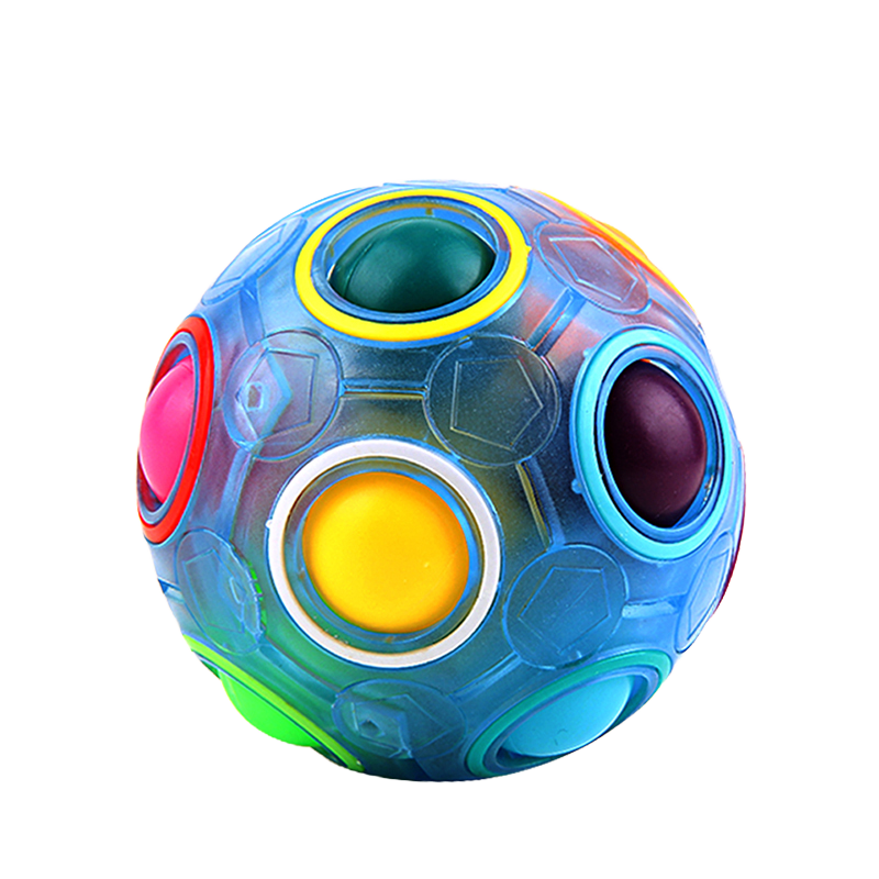 Hello Toys magic rainbow puzzle ball 7cm color matching brain teaser toy