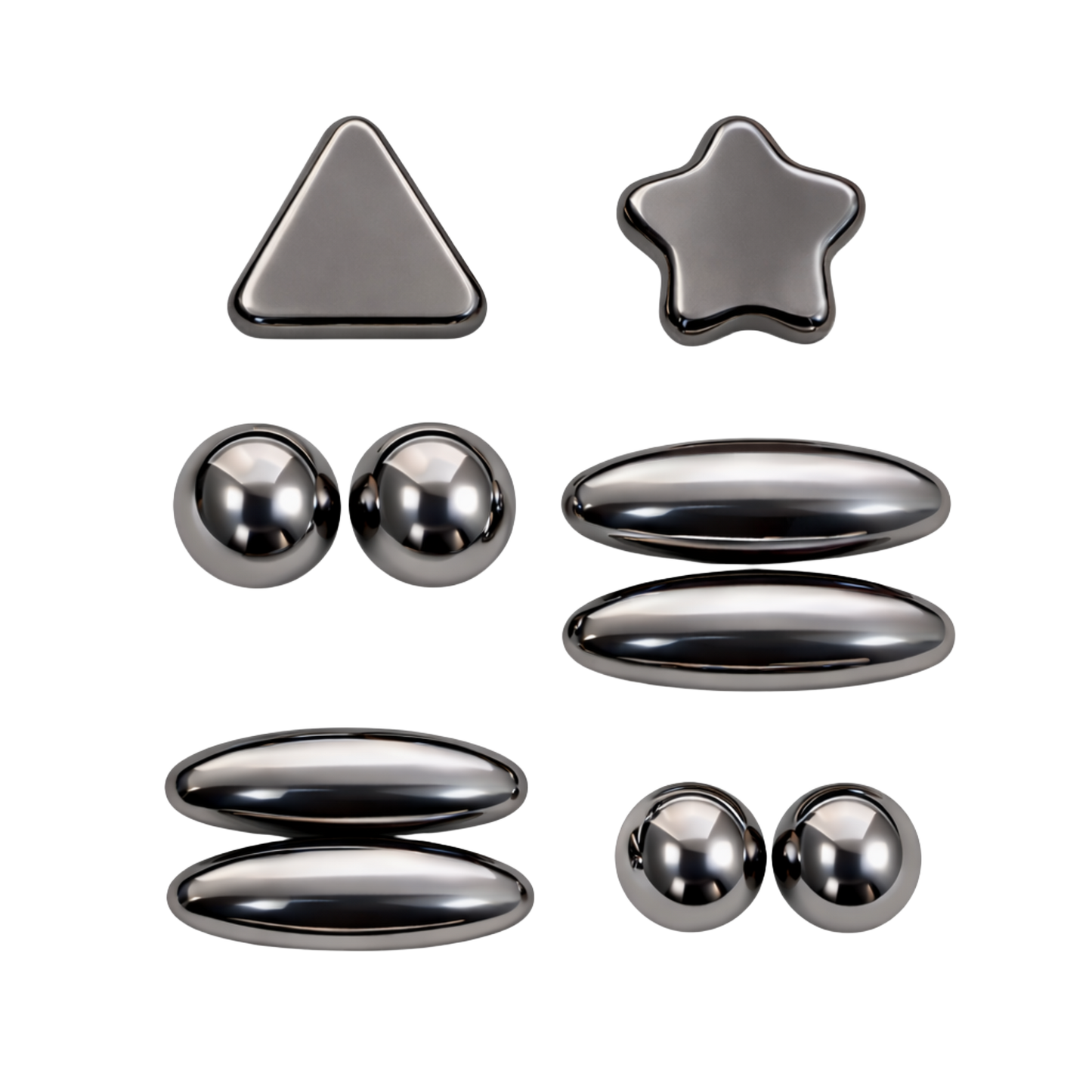 Hello Toys assorted magnetic shapes sensory fidget toy set for kids and adults
