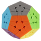 Hello Toys Megaminx magic cube stickerless speed puzzle 12 sided brain teaser