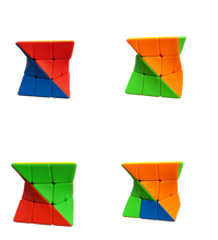 Twister cube puzzle shape mod speed cube side view
