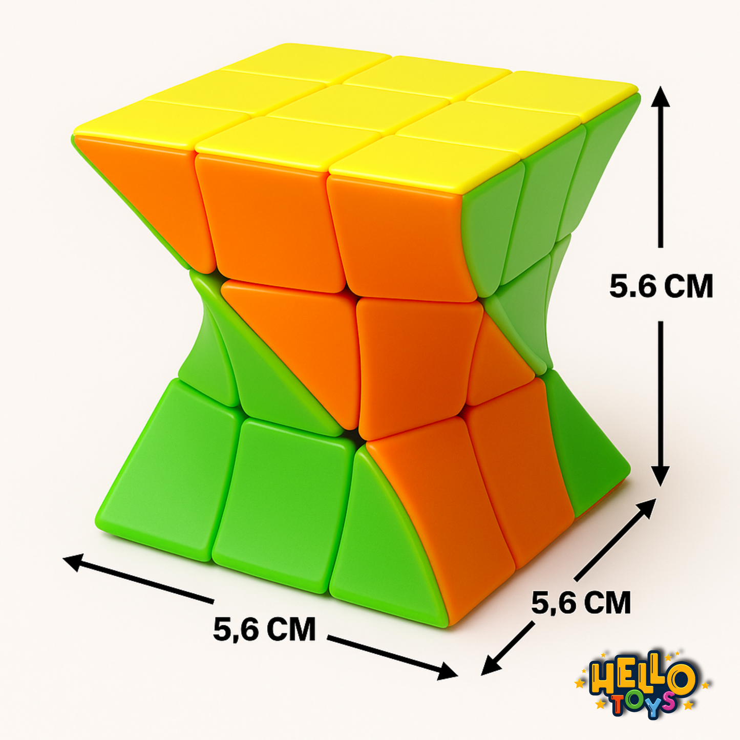 Hello Toys shape shifting twister cube dimensions
