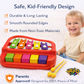 Close up of colorful xylophone design