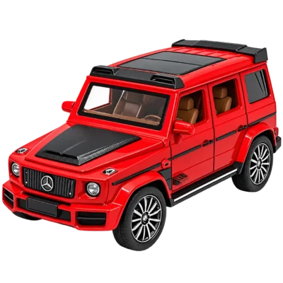 Mercedes-G-Wagon-Diecast-Red