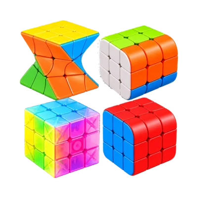 4-in-1-Magic-Cube-Set